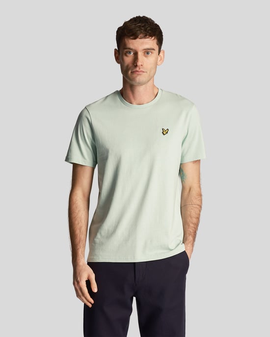 Men's Lyle & Scott Plain T-Shirt in Green