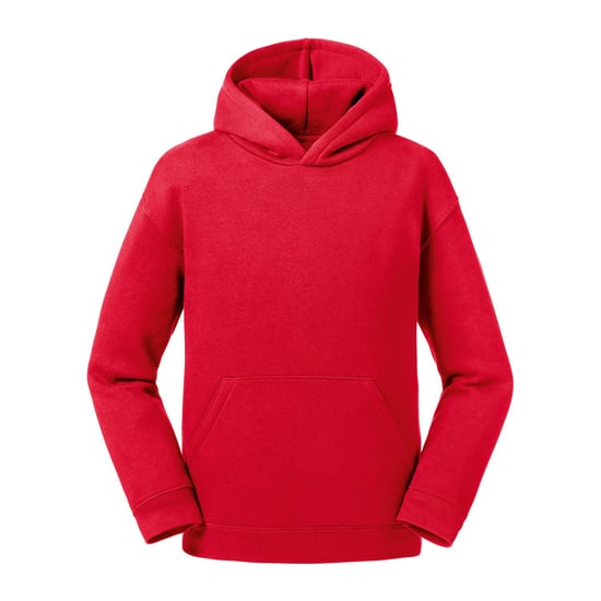 Russell Childrens/Kids Authentic Hooded Sweatshirt (Classic Red) - Image 1