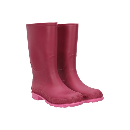 Mountain Warehouse Kinder/Kinder effen Wellington Laarzen (Bes) - Image 1