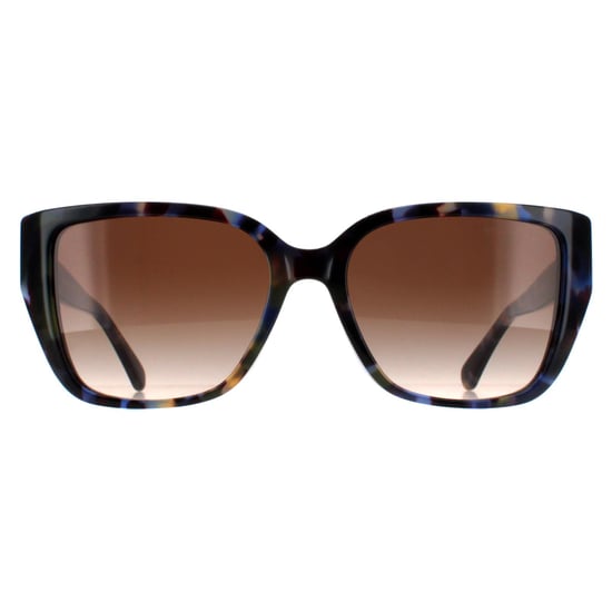 Michael Kors Rectangle Womens Bright Blue Tortoise Brown Gradient MK2199 Acadia