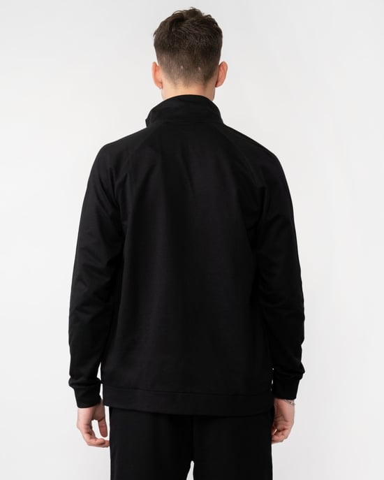 BOSS Orange Authentic Mens Loungewear Track Jacket in French Terry with Logo Detail