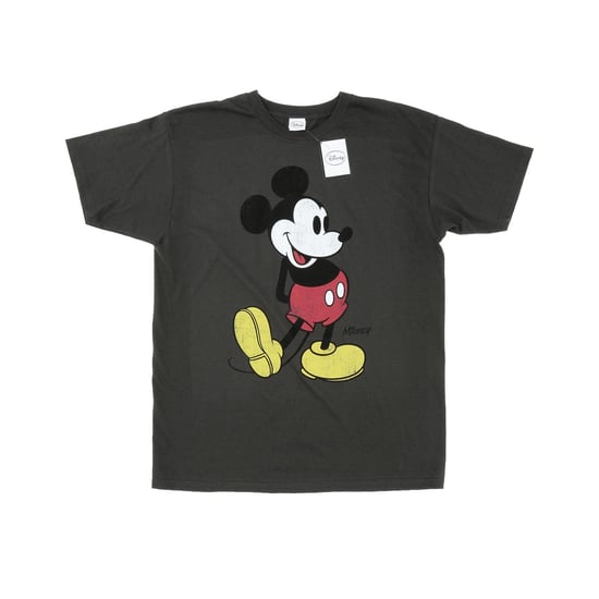 Disney Mens Mickey Mouse Classic Kick T-Shirt (Light Graphite) - Image 1
