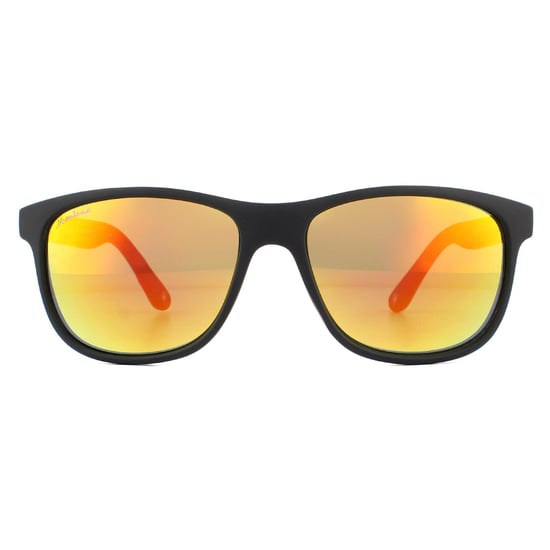 Montana Rectangle Unisex Black Revo Red Sunglasses - Image 1