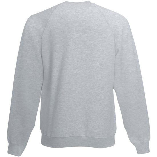 Fruit Of The Loom Heren Raglan Mouwen Belcoro® Sweatshirt (Heather Grijs) - Image 3