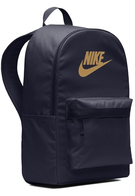 NIKE Unisex Heritage Backpack - 2.0 Bag Black with Gold Logo - Image 3