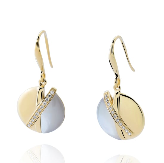 Orphelia 'Moragene' Women's 925 Sterling Silver Drop Earrings - Gold ZO-7506/G - Image 2