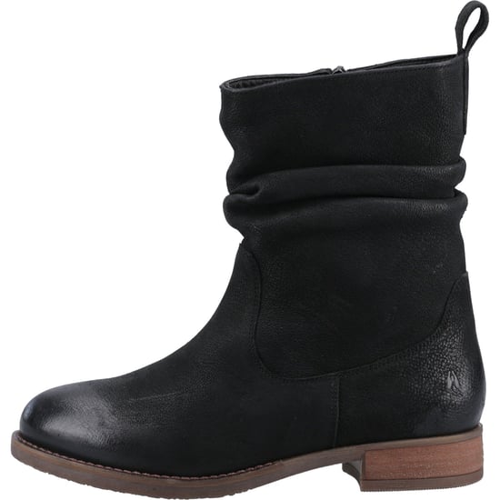 Hush Puppies Emilia Läder Dam Svarta Kängor - Image 5