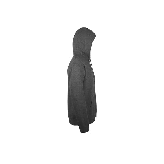 SOLS Snake Unisex Hooded Sweatshirt / Hoodie (Charcoal Marl) - Image 3