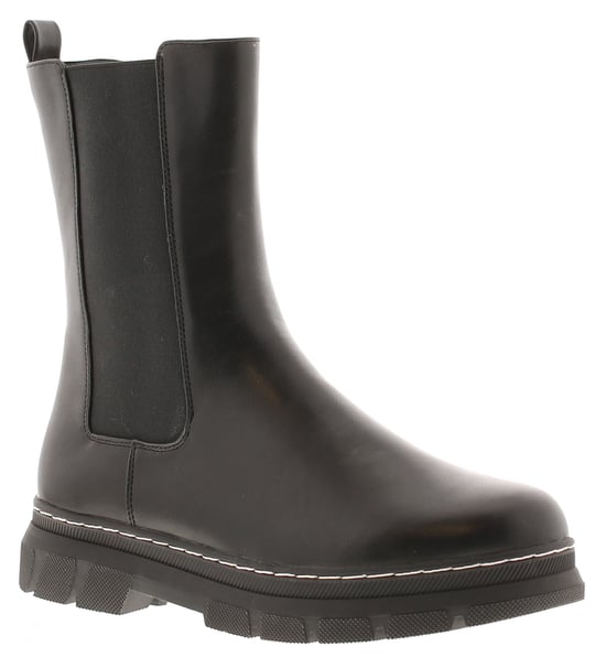 Apache Womens Ankle Boots Chime Zip black