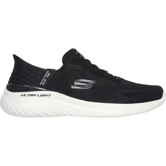 Skechers Bounder 2.0 Emerged Textile Men's Black/White Trainers - Image 5