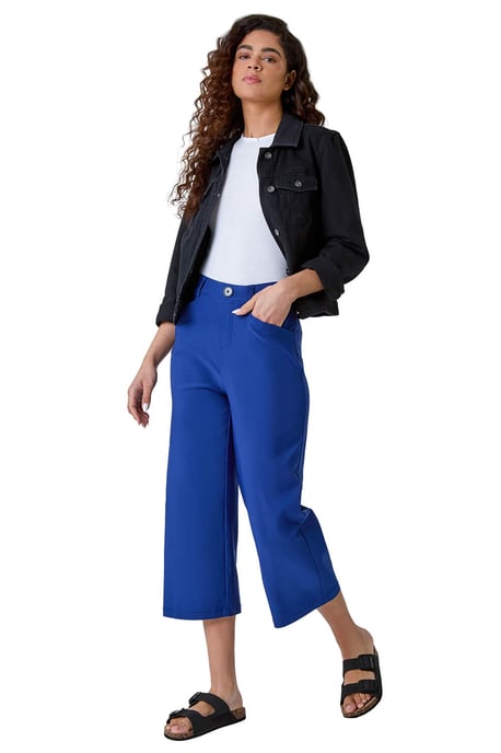 Cropped Stretch Culotte
