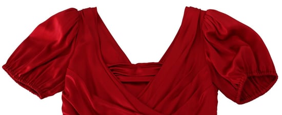 Dolce & Gabbana Dames Rode Zijde Zeemeerminnenjurk - Image 5