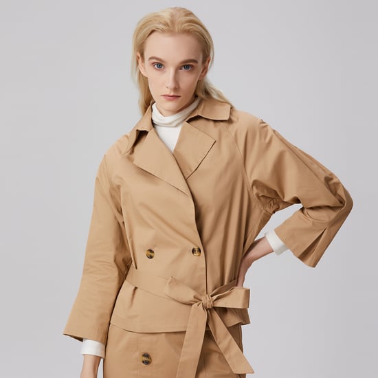Coton Trench-Jacket met dubbele borsten - Image 1