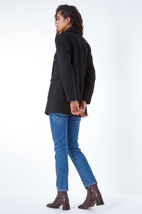 Double Breasted Longline Coat