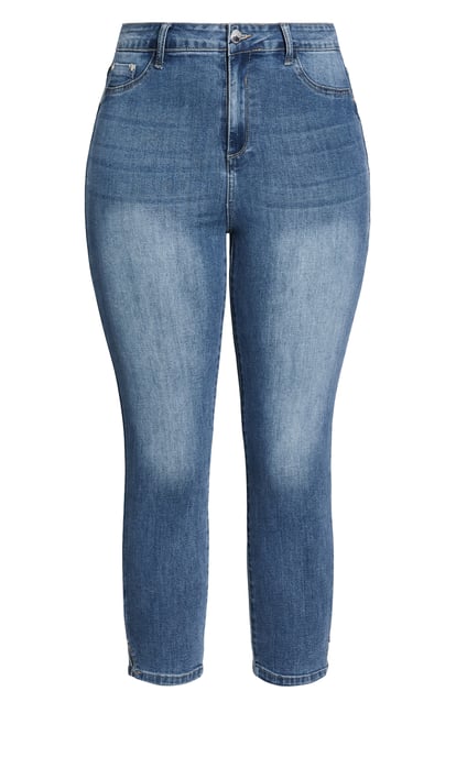 CITY CHIC Women's Harley Renegade Jean - mid denim