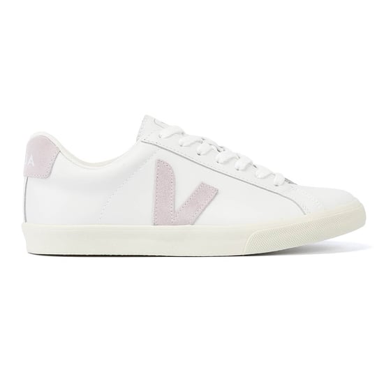 Veja Esplar Leather Women's White/Pink Trainers - Image 5