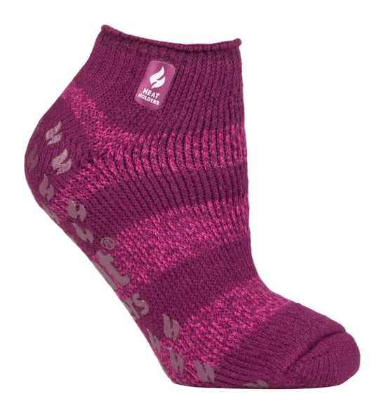 Värmehållare - Halksockor för damer med halkskydd, termiska fotledssockor med grepp - Image 1