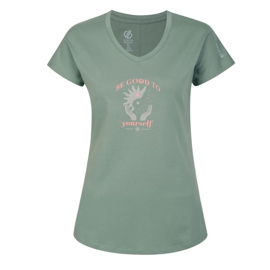 Dare 2B Womens/Ladies Finite Graphic Print T-Shirt (Lilypad Green)