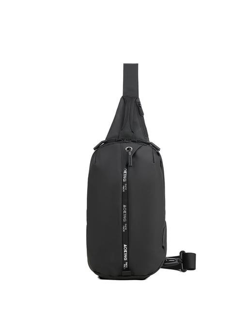 Aoking Crossbody bag Unisex BLACK - Image 1