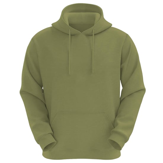VR2 Denim Mens Plain Hoodie Long Sleeve Pullover