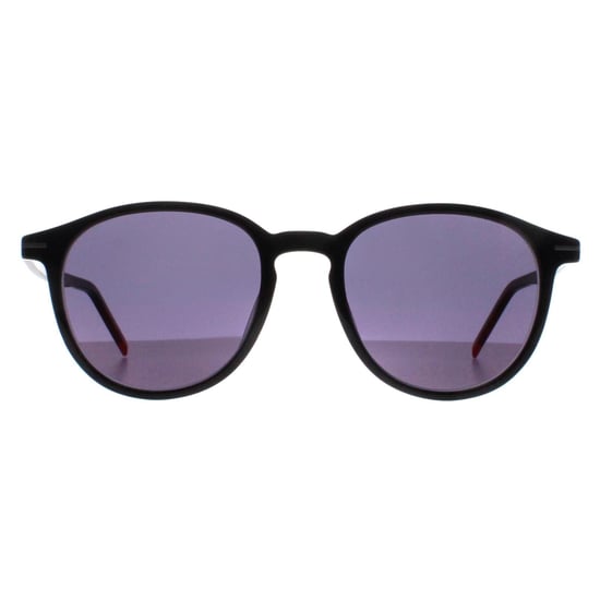 Hugo by Hugo Boss Round Mens Black Red Mirror HG 1169/S