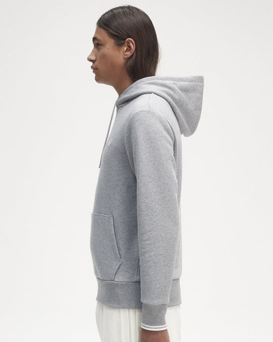 Fred Perry Mens Tipped Hooded Sweatshirt - Image 5