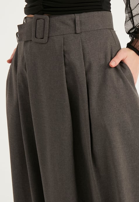 Belt Detailed Pocket Skirt - Image 5