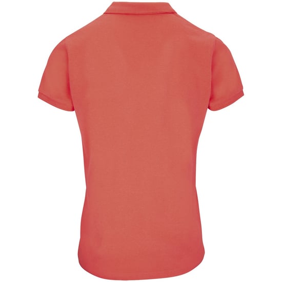 SOLS Womens/Ladies Planet Piqué Organic Polo Shirt (Pop Orange) - Image 2