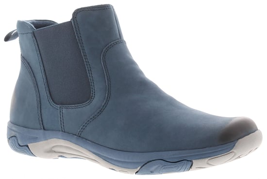 Free Spirit Womens Boots Ankle Preta Leather Slip On navy