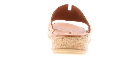 Hush Puppies Womens Sandals Low Wedge Eloise Leather Slip On tan - Image 4