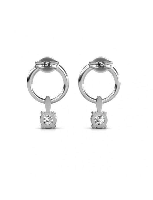 Octavia Örhängen - Silver och Kristall - Image 6