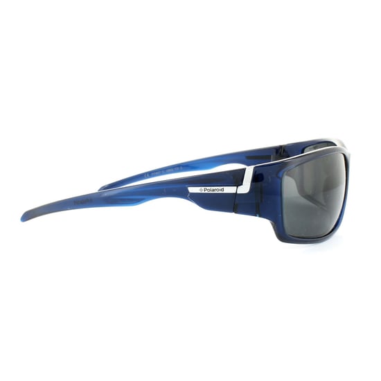 Polaroid Sport Sunglasses P7407 0BQ Y2 Blue Grey Polarized