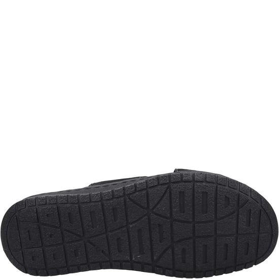 Hush Puppies Mens Nile Crossover Leather Sandals (Black) - Image 4