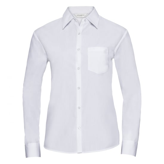 Russell Collectie Dames / Dames Lange Mouwen Shirt (Wit) - Image 1