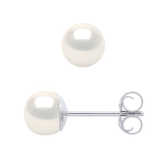 DIADEMA - Earrings - Silver and Real Freshwater Pearls