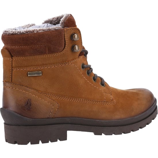 Hush Puppies Annay Leather Women's Camel Boots - Image 2