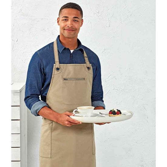 Premier Barley Recycled Full Apron (Khaki/Brown) - Image 3