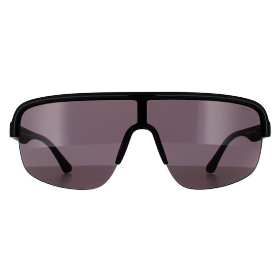 Police Semi Rimless Mens Matte Black Smoke Grey 90041091