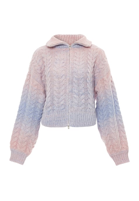 Mymo Vest Dames blauw roze - Image 1