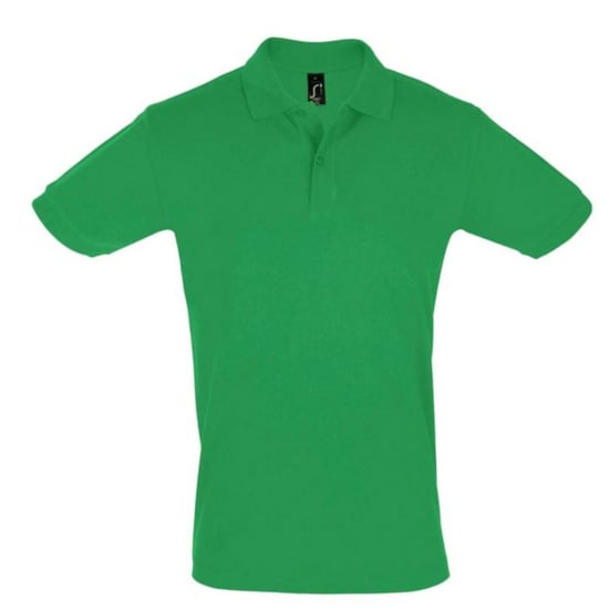 SOLS Heren Perfect Pique Korte Mouw Poloshirt (Kelly Groen) - Image 1