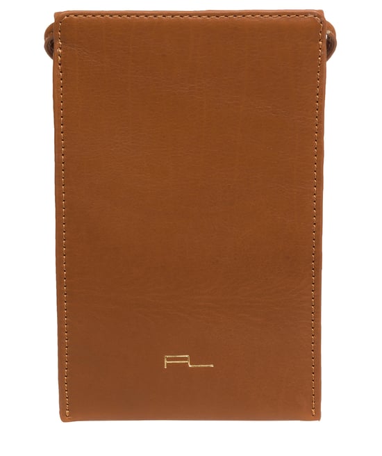 Lana' Oak Nappa Leather Cross Body Phone Bag