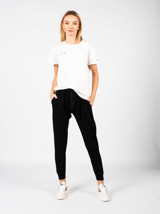 La Haine Inside Us Trousers Unisex-LW525 Woman's Black - Image 4