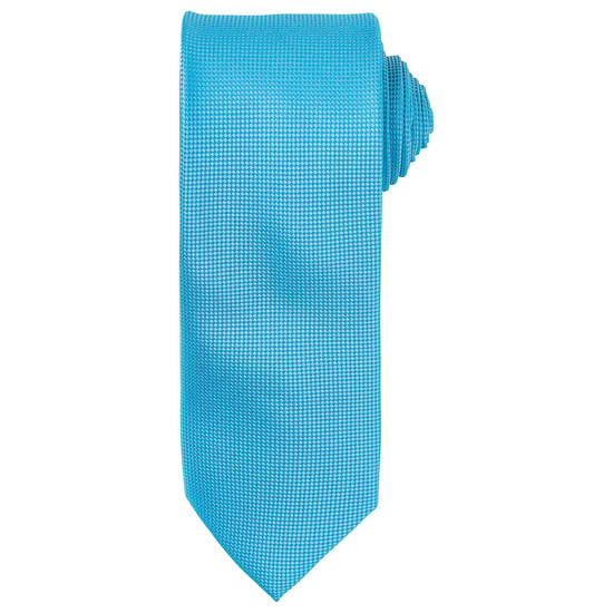 Premier Uniseks Micro Wafel Stropdas voor volwassenen (Turquoise) - Image 1