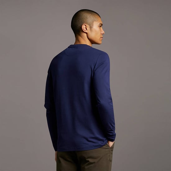 Lyle & Scott Mens Long Sleeve Regular Fit Cotton T Shirt - Image 2