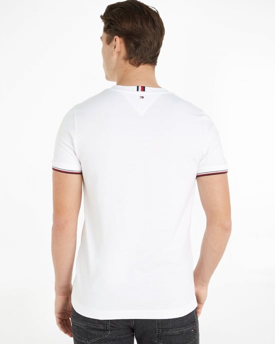 Tommy Hilfiger Tommy Logo Tipped Mens T-Shirt