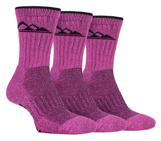 Storm Bloc - 3 Pairs Ladies Heavy Cushion Cotton Socks