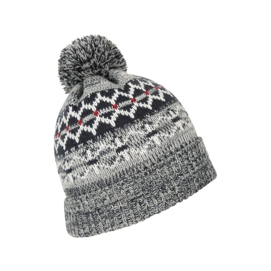 Mountain Warehouse Heren Fair Isle Thinsulate Muts (Navy) - Image 3