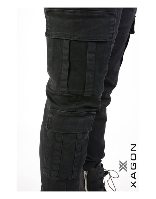 Xagon Trousers Cargo Men's Black - Image 5