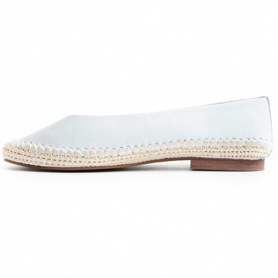 Purapiel Ballerine Andra In White - Image 5