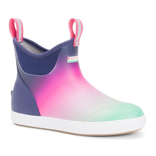 Xtratuf Ankle Deck Rubber Purple Aurora Wellington Boots - Image 1